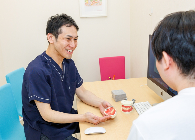 細かく分けた治療説明!担当のカウンセラーによる説明やカウンセリング