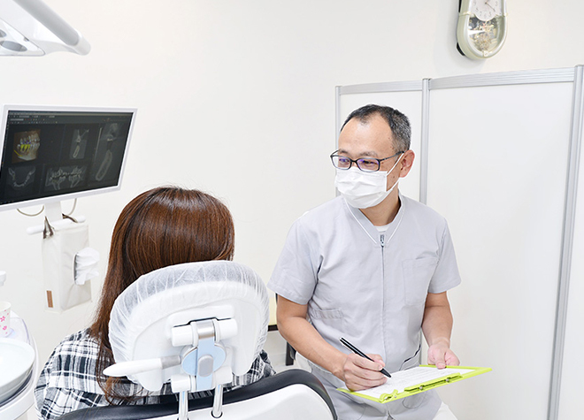 北越谷中央歯科_患者さまが不安なく治療へ臨めるよう、事前カウンセリングと説明に注力