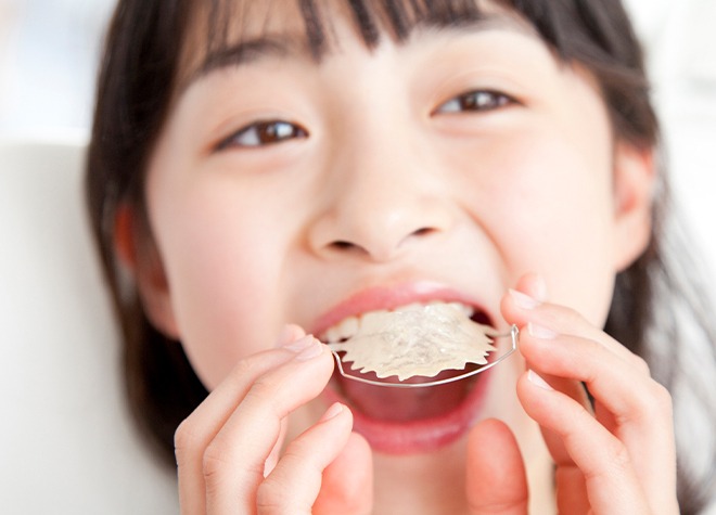 坂田歯科_6歳前後を目安におこなう小児矯正で、お口周りの健やかな成長をサポート