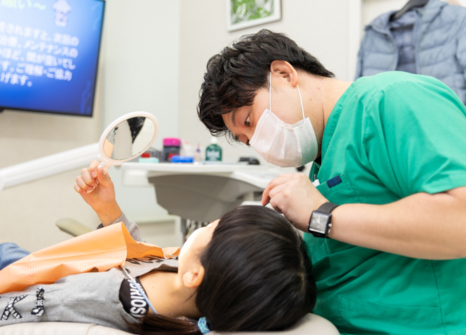 西浦和クリニックプラザ歯科_お子様にもていねいでわかりやすい説明をし、がんばりをサポートします