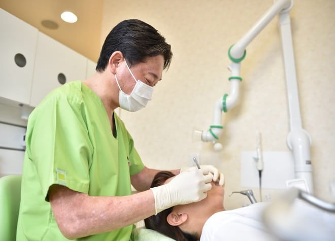 病気の進行に応じた処置とともに予防歯科を提供
