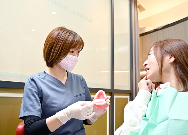 オリーブ歯科・矯正歯科赤羽南口_虫歯や歯周病、つめ物・かぶせ物の入れ替えなど、幅広い治療に対応可能