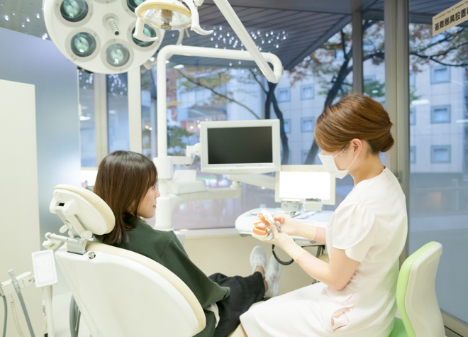 永嶌歯科クリニック_より美しい口元へ導く。ホワイトニングと並行してつめ物やかぶせ物の治療も可能