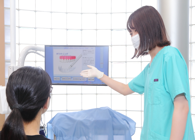 芝田歯科クリニック_しっかりとプランの説明を行い、患者様の要望に添ったホワイトニングを提供