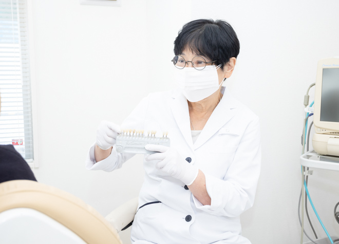 渋谷歯科医院_女性歯科医師が在籍。ていねいなカウンセリングをしてからホワイトニングの施術に進みます