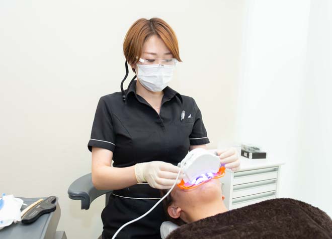 戸田公園スタシオン歯科クリニック_色味を感じやすいオフィスホワイトニングをご提案させていただきます