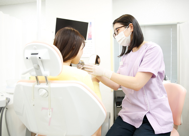 新宿NSビル歯科_オフィスホワイトニングの施術（2回目）・チェック